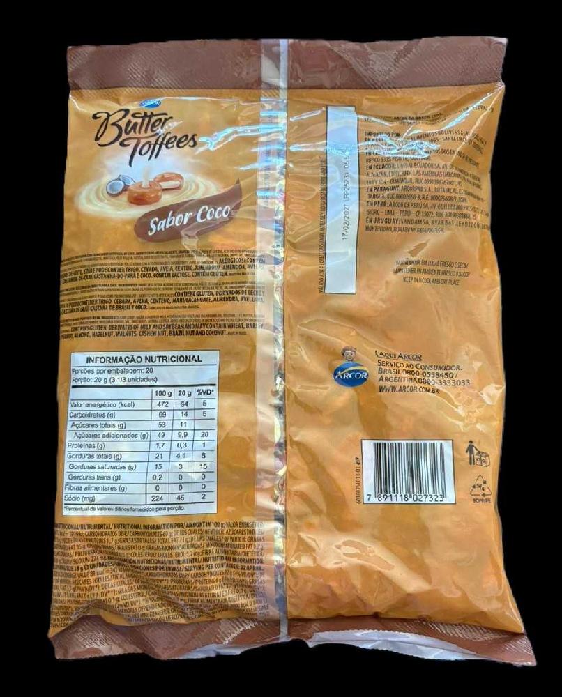 BALA-BUT-TOF-COCO-CX-C-15-PC-400G---ARCOR--